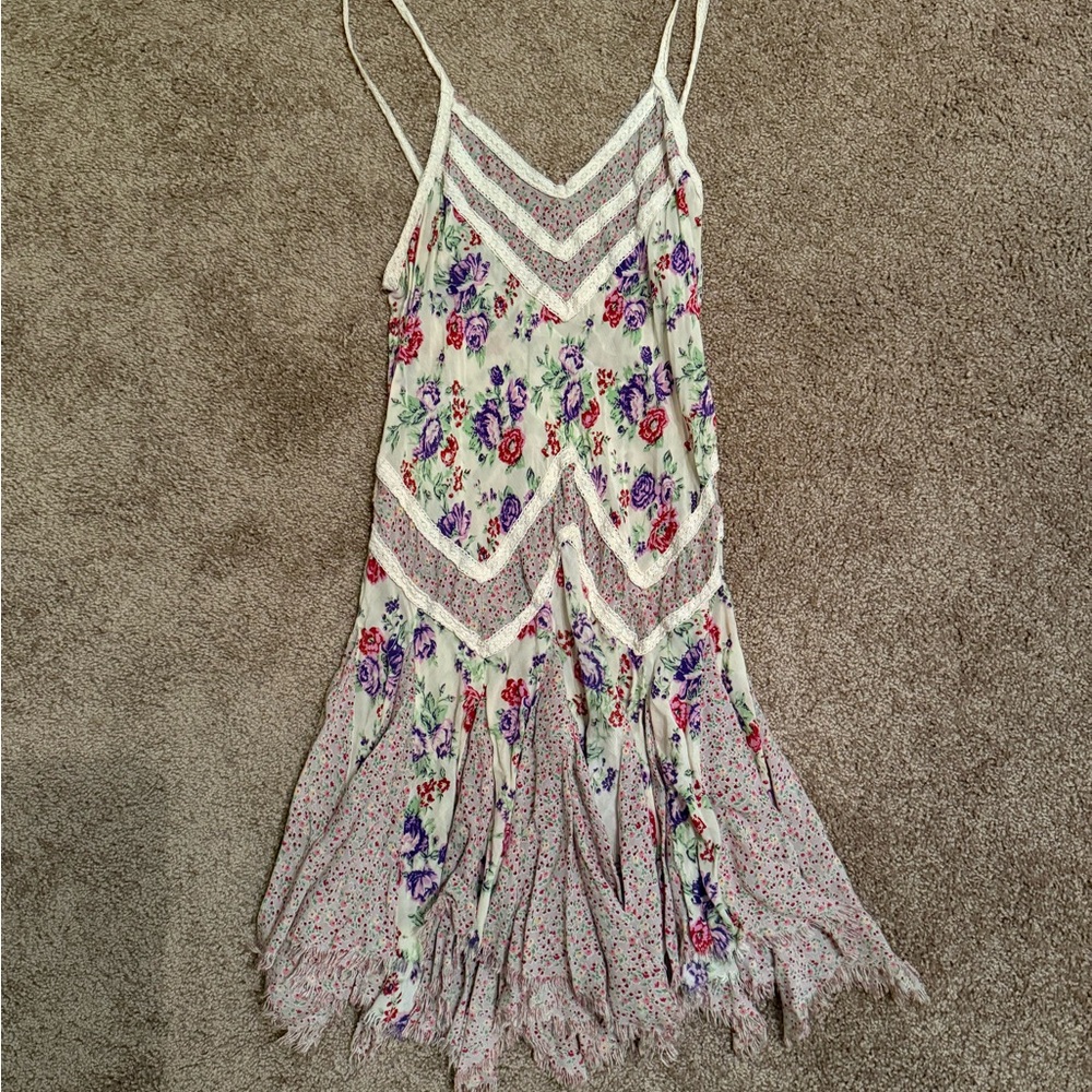 Floral Asymmetrical Dress